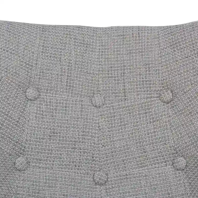 Fauteuil à bascule d'allaitement rembourré avec piètement Eiffel – Fauteuil d'appoint moderne