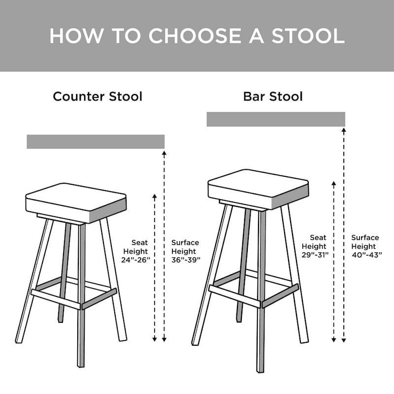 Tabouret de comptoir rembourré naturel avec structure en bois massif et clous décoratifs en bronze — 53,3 cm (l) × 62,2 cm (P) × 94,6 cm (H)