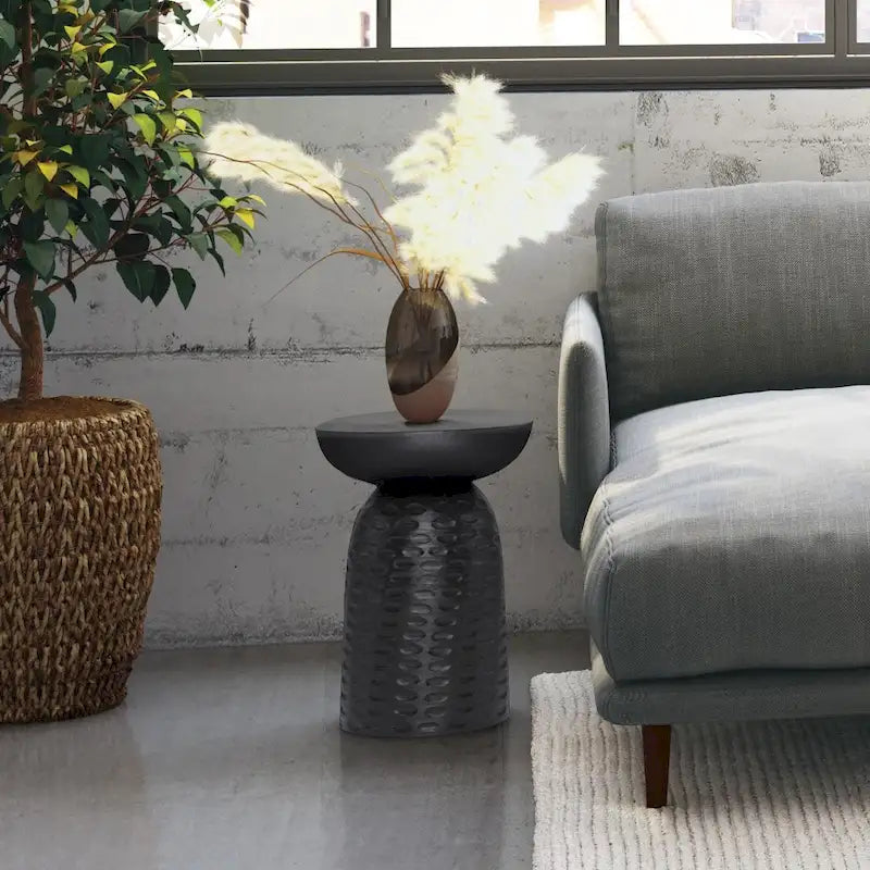 Table d'appoint contemporaine en bois massif
