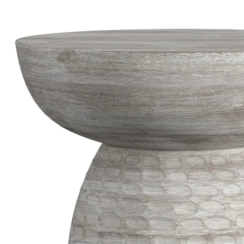 Table d'appoint contemporaine en bois massif