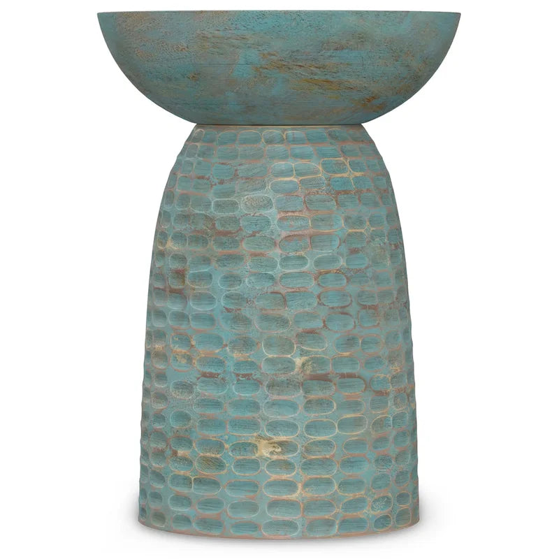 Table d'appoint contemporaine en bois massif