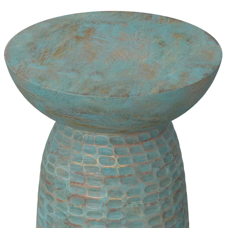 Table d'appoint contemporaine en bois massif