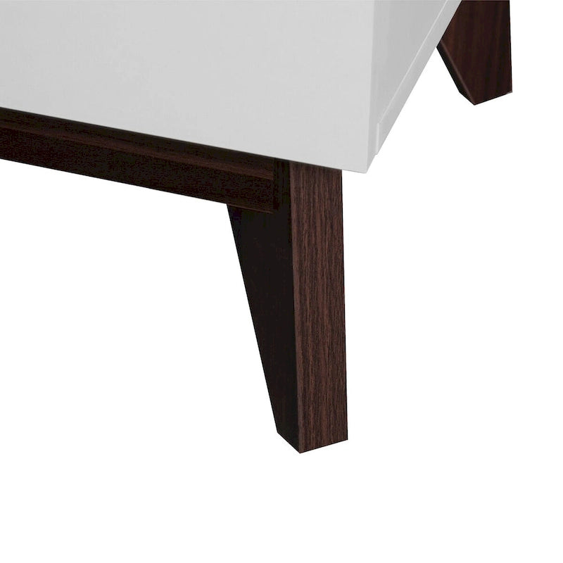 Commode et chiffonnier large à 6 tiroirs – Blanc